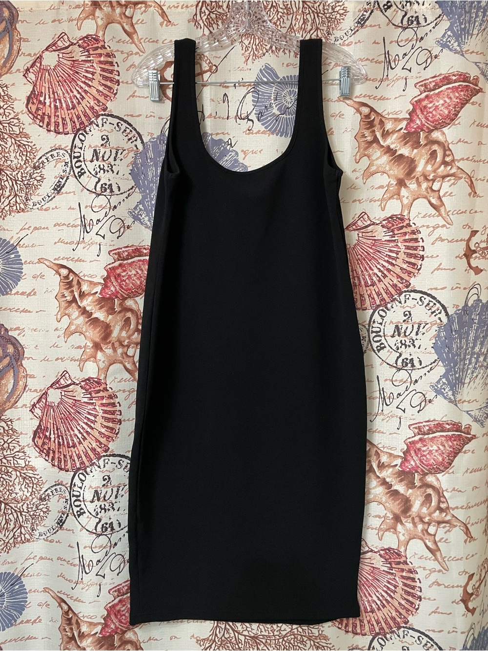 Black Midi Tank Dress